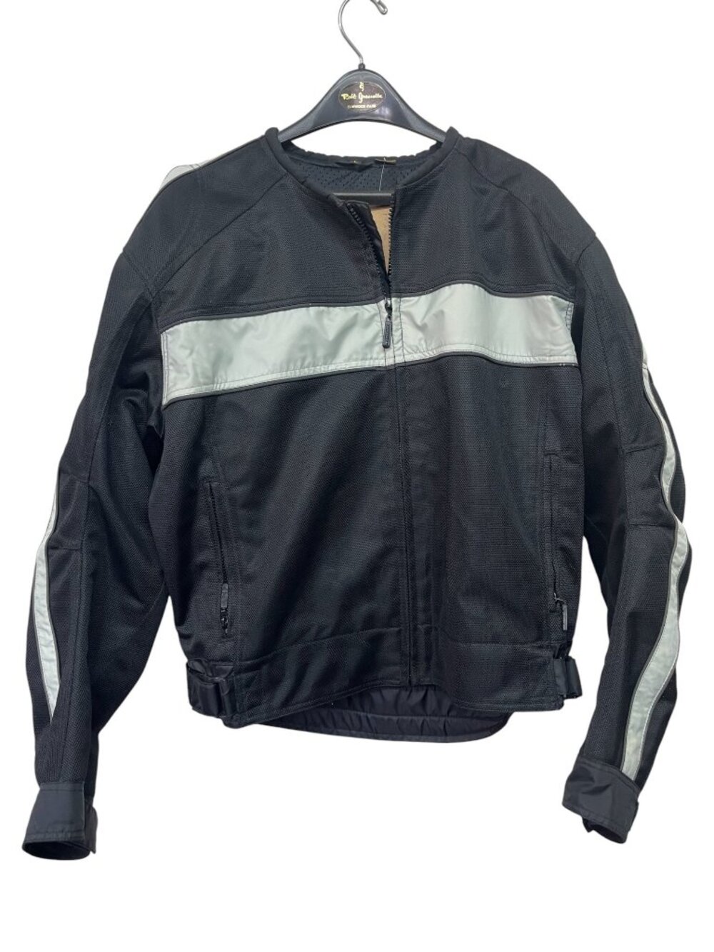 Firstgear Men's Large‎ Black & Reflective Motorcycle Riding Jacket